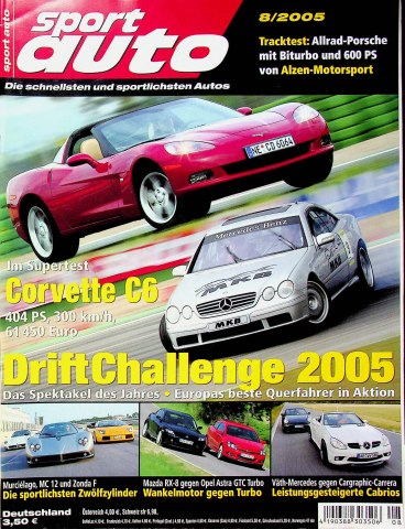 Deckblatt Sport Auto (08/2005)